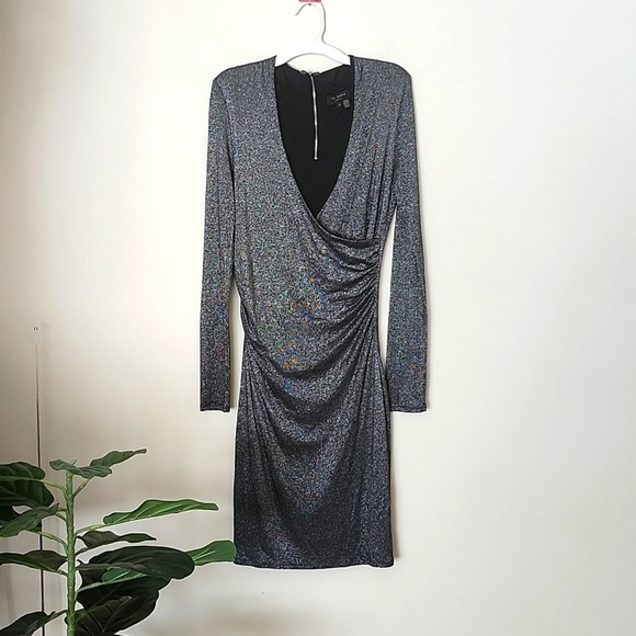 Ted Baker London Dresses & Skirts - Ted Baker London metallic ruched midi cocktail party dress, date night, evening